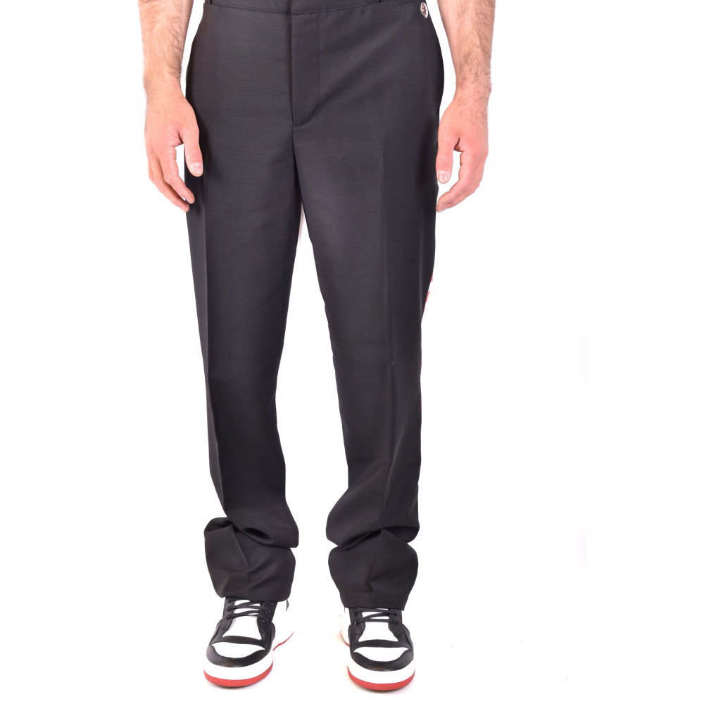 Burberry black trousers online