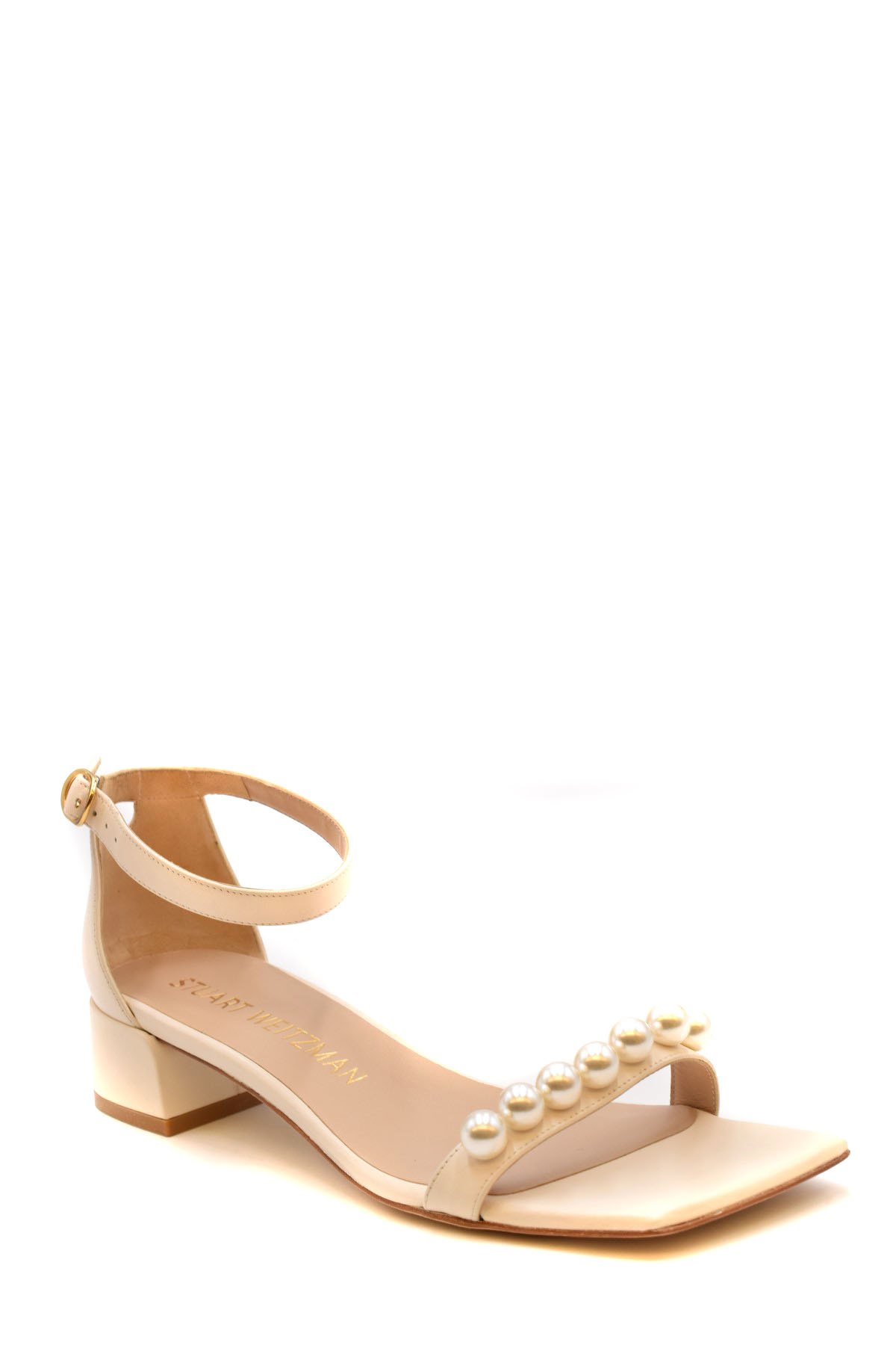 Stuart weitzman pearl sandals on sale