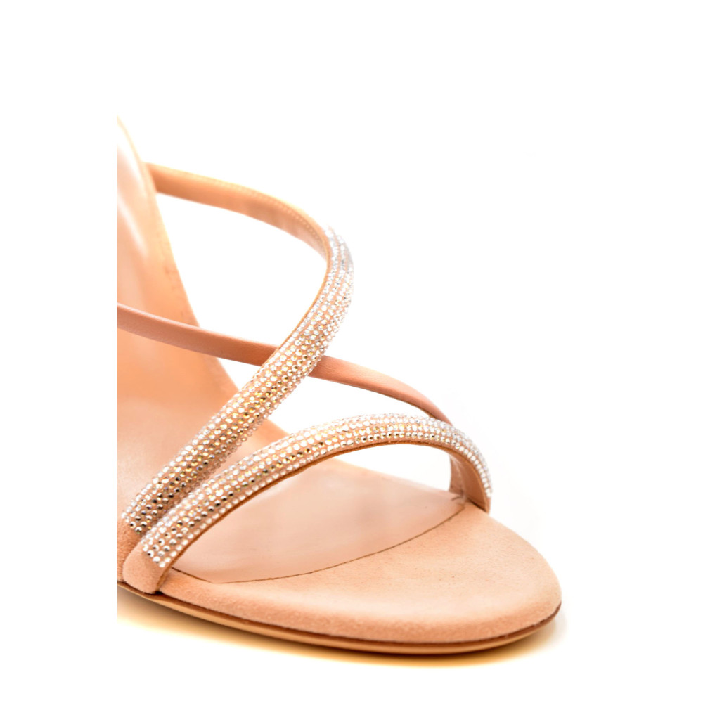 Giuseppe zanotti rose gold sandals on sale