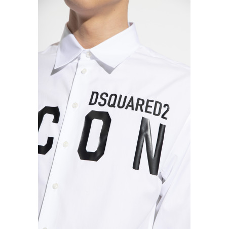 Camicia Dsquared bianco S79DL0026 S36275 100