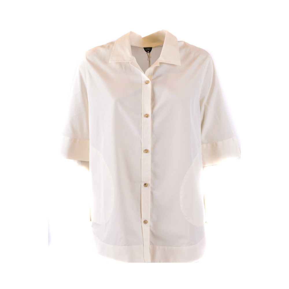 Camicia Fay panna NCWA2465770