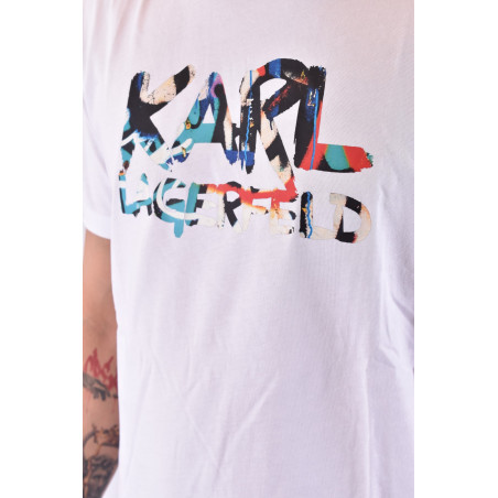 T-Shirt KARL LAGERFELD blanc