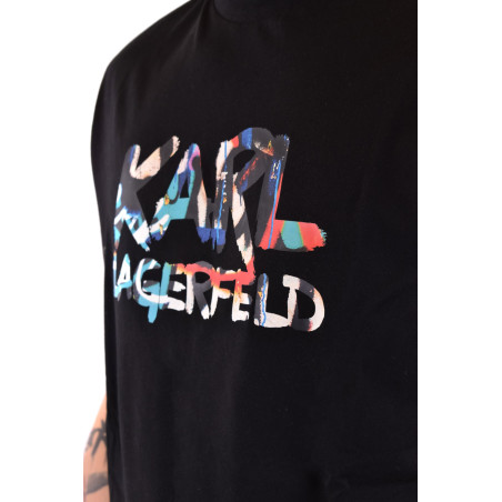 T-Shirt KARL LAGERFELD black 755400 531224 990