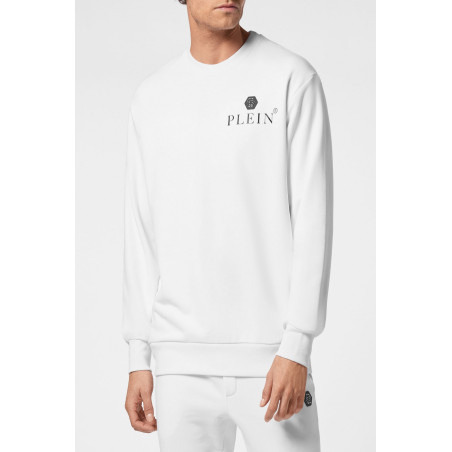 Hoodie Philipp Plein white SACC MJO0901 PJY002N